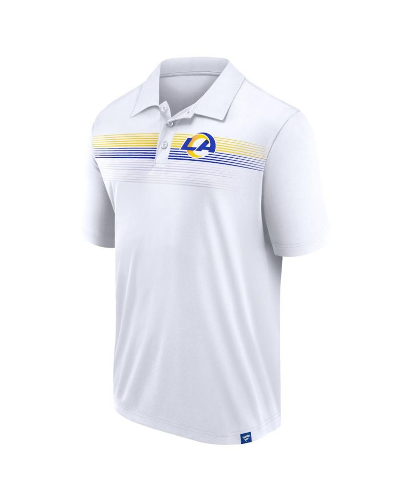 Men's White Los Angeles Rams Big & Tall Sublimated Polo
