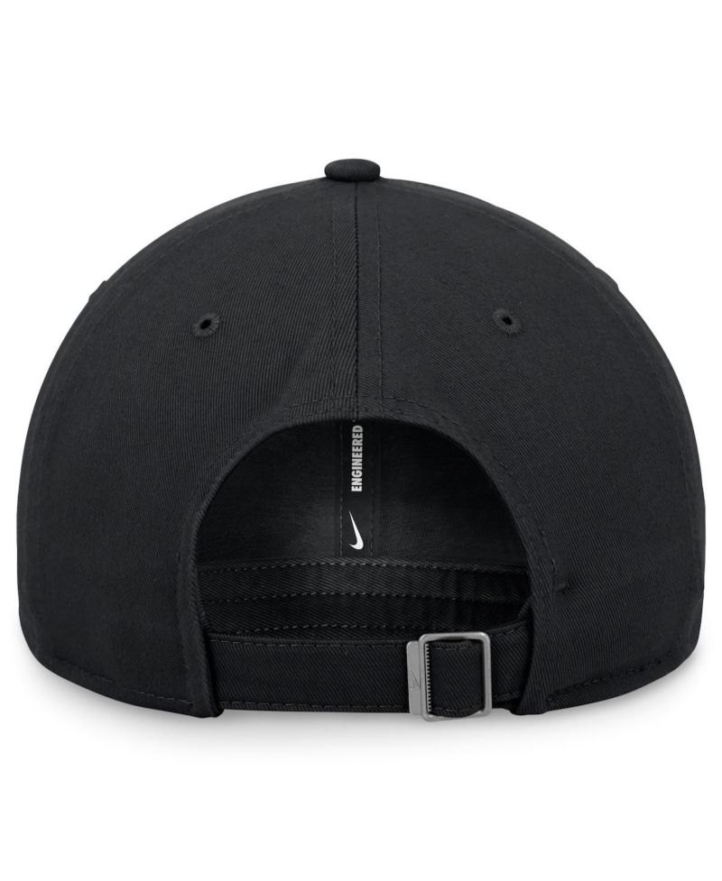Men's Black Miami Marlins Club Adjustable Hat