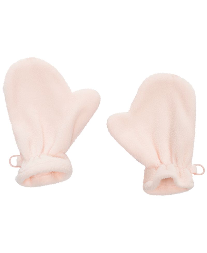 Baby Girls' Foil-Print Quilted Puffer Jacket and Mittens, 2-Piece Set