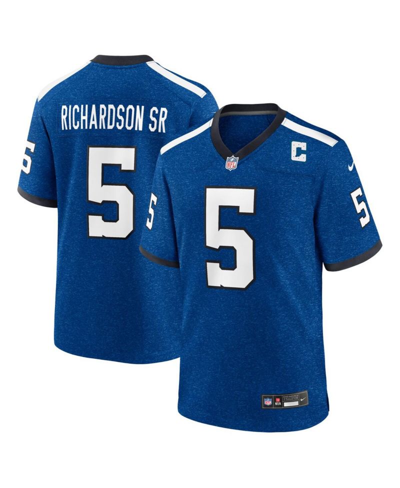 Men's Anthony Richardson Sr. Royal Indianapolis Colts Alternate Indiana Nights Game Jersey