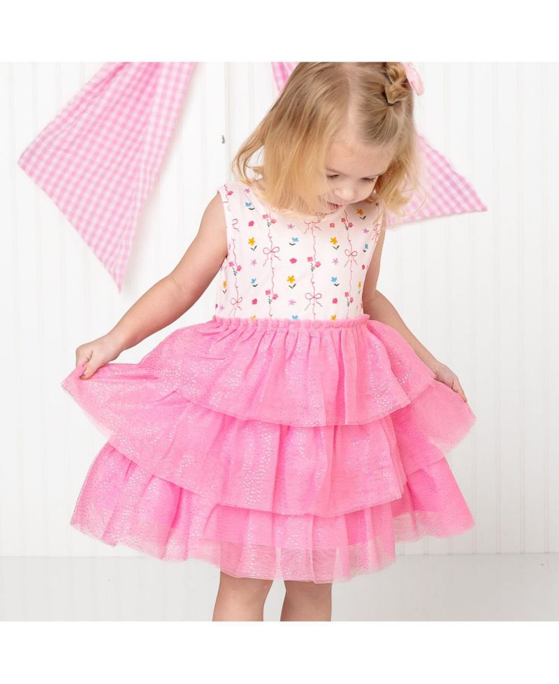 Baby Girls Peony Floral Tank Tutu Dress