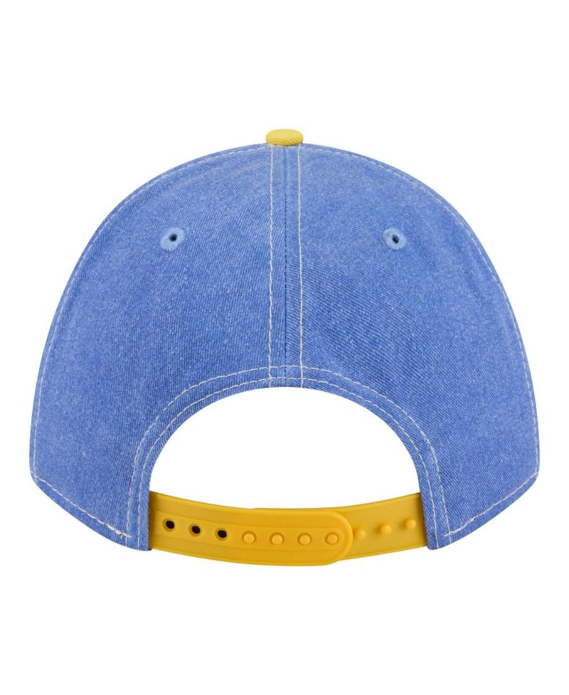Men's Royal/Gold Seattle Mariners Felt M-Crown 9FORTY Adjustable Hat