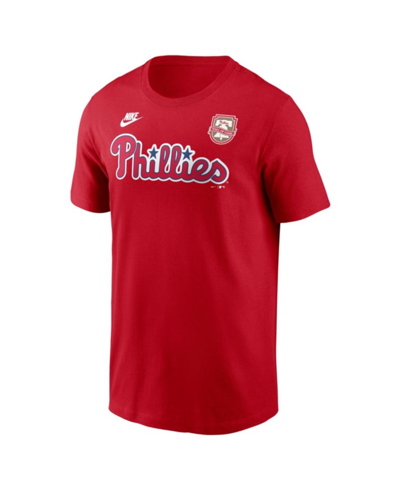 Men's Chase Utley Red Philadelphia Phillies Wall of Fame Name & Number T-Shirt