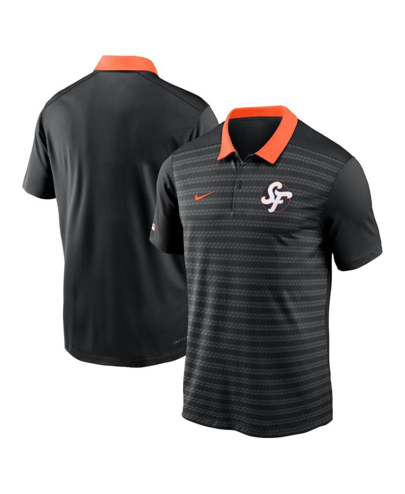 Men's Black San Francisco Giants 2025 City Connect Authentic Collection Victory Performance Polo Shirt