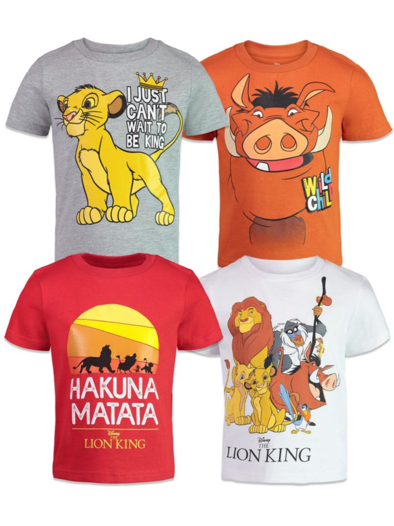 Toddler Boys (2T-7) 4 Pack Graphic T-Shirts