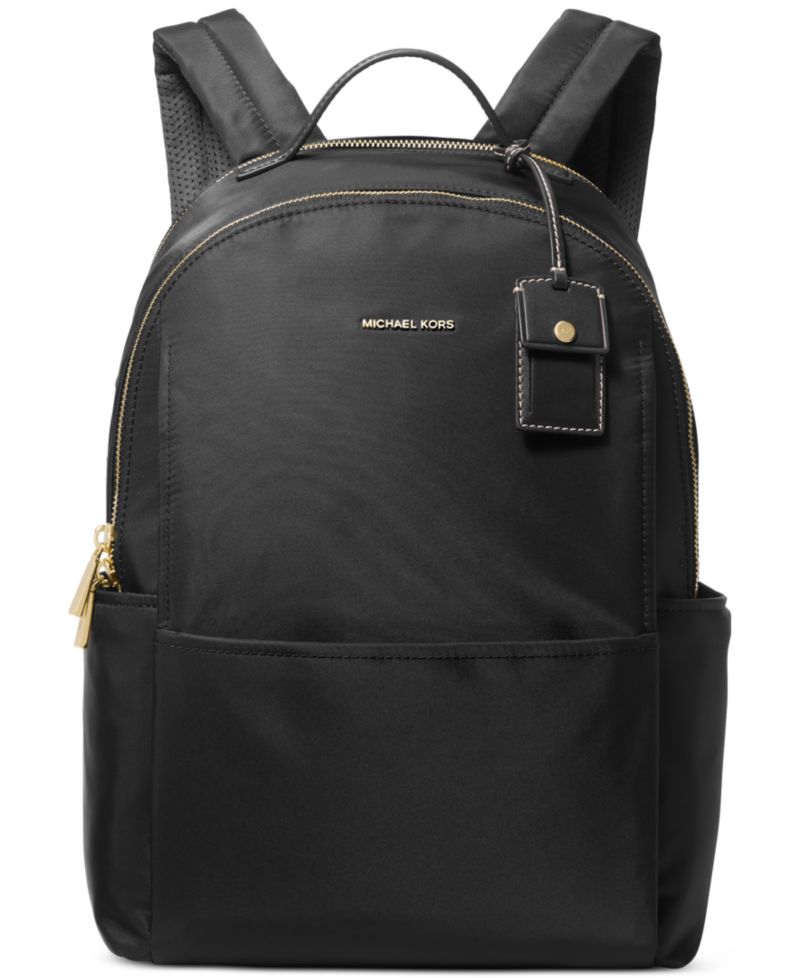 Michael Kors Sable Large Nylon Backpack