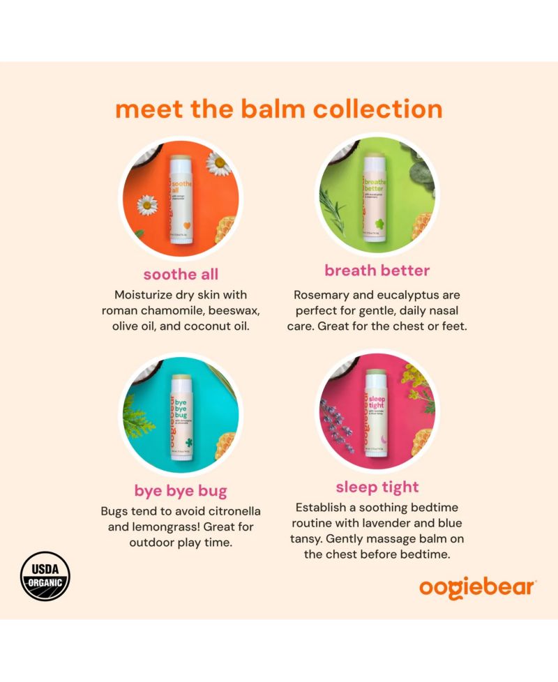Baby 4-Pack Organic Balm Collection
