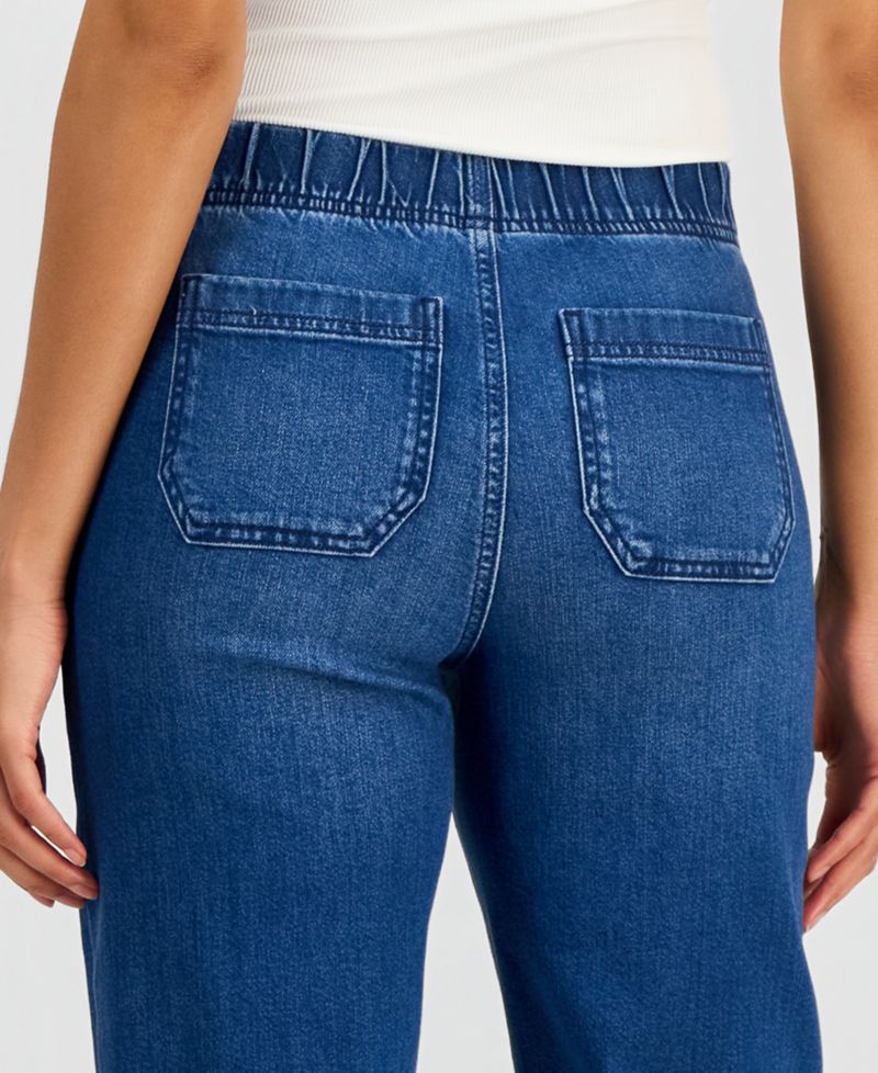 Women's High-Rise Pull-On Barrel Jeans