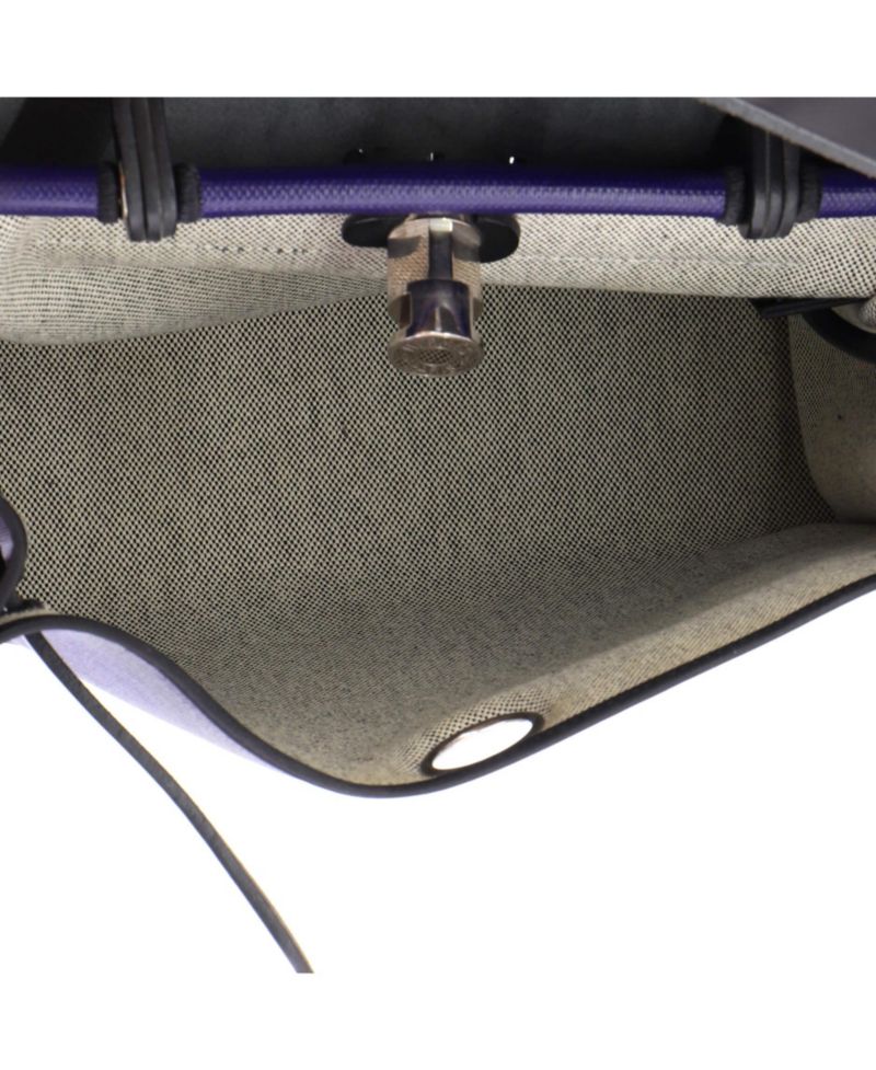 31 Herbag Zip Berline Vache Canvas and Leather
