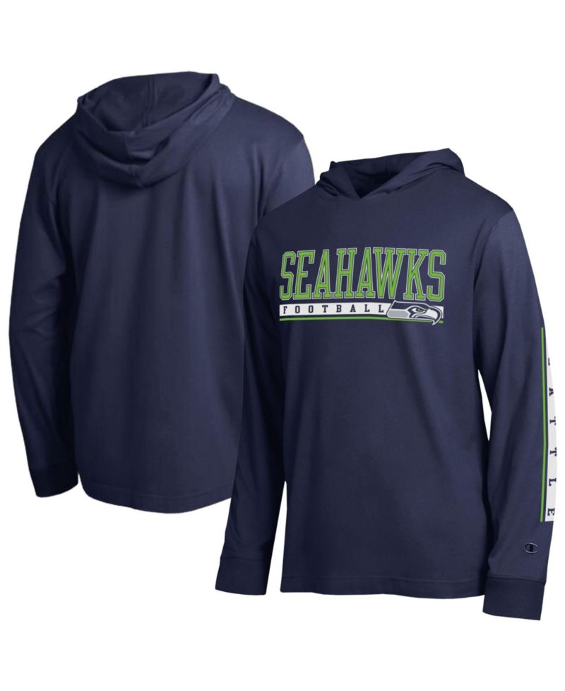 Men's College Navy Seattle Seahawks All Star Hooded T-Shirt