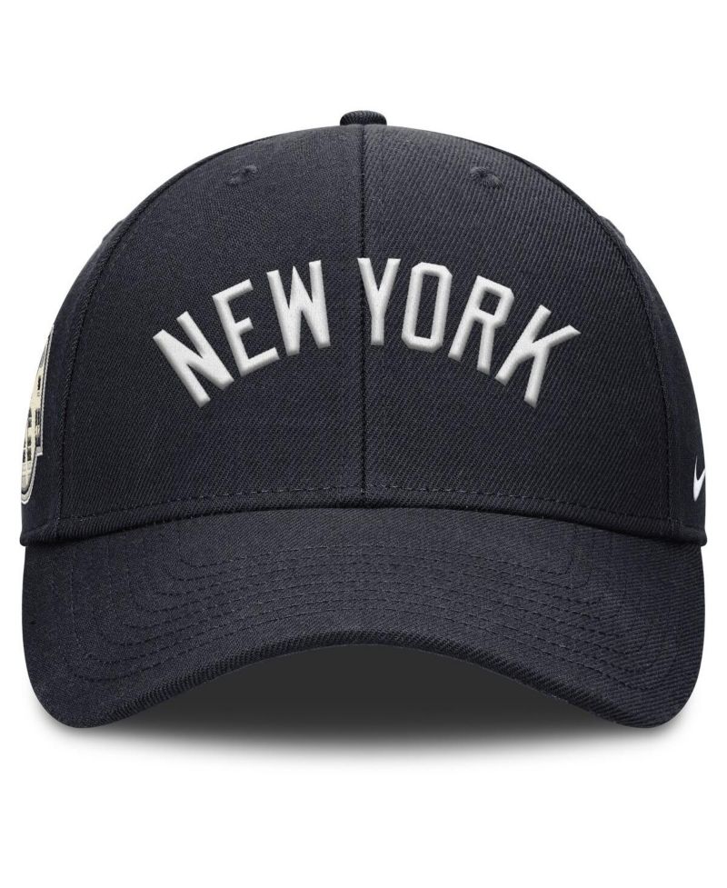 Men's Navy New York Yankees Rise Gaberdine Adjustable Hat