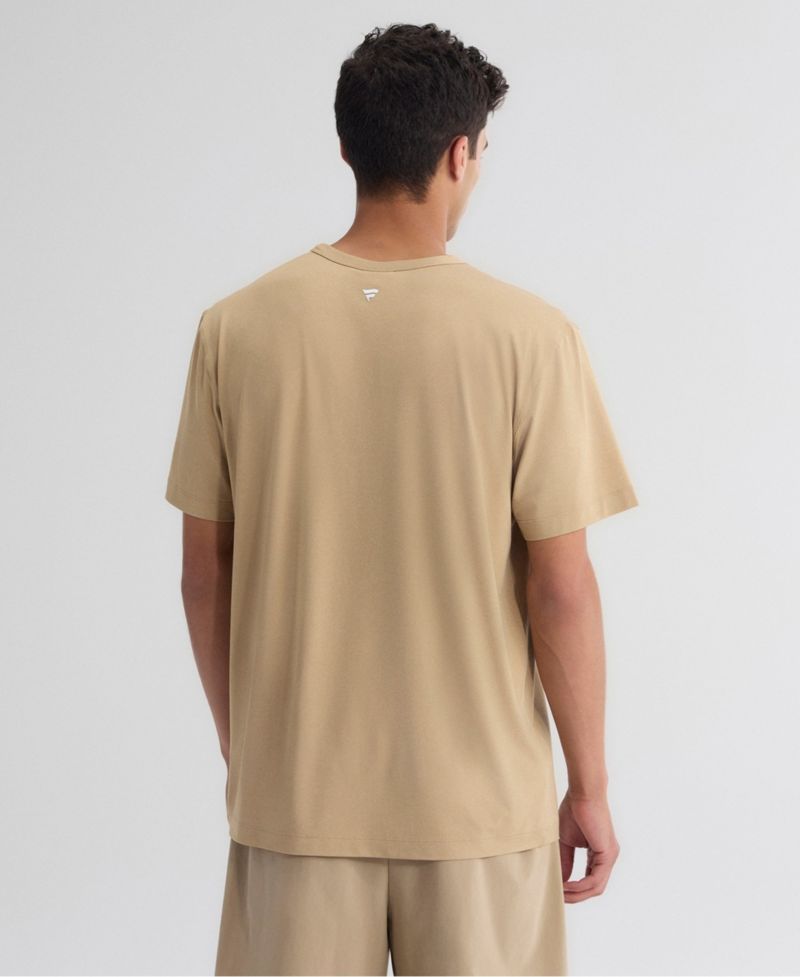 Men's Tan Philadelphia Eagles Clutch T-Shirt
