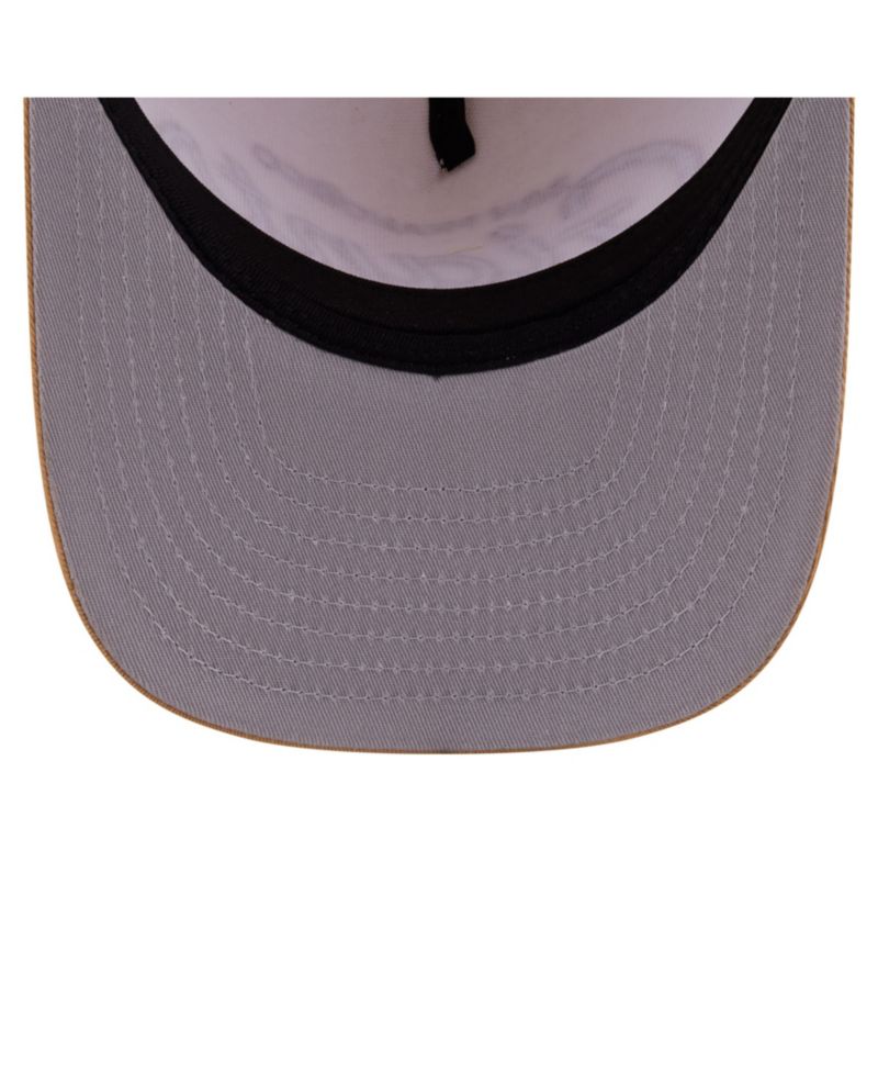 Men's Cream San Francisco Giants Herringbone 9FIFTY A-Frame Snapback Hat