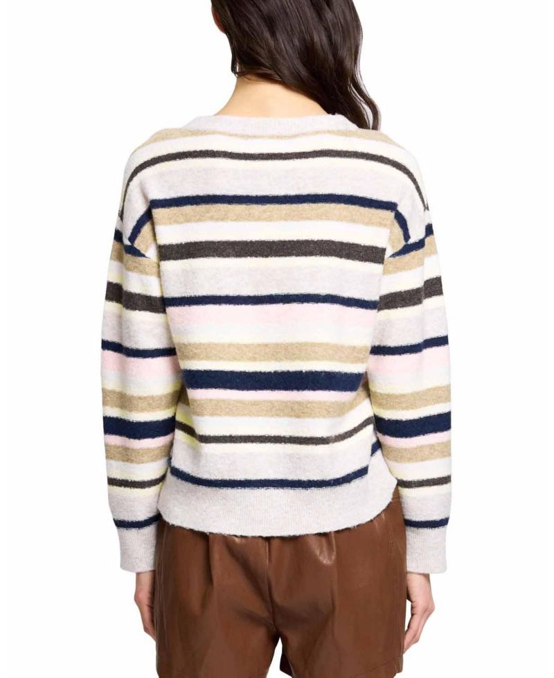 Women's Birch Striped Crew Pullover Sweater