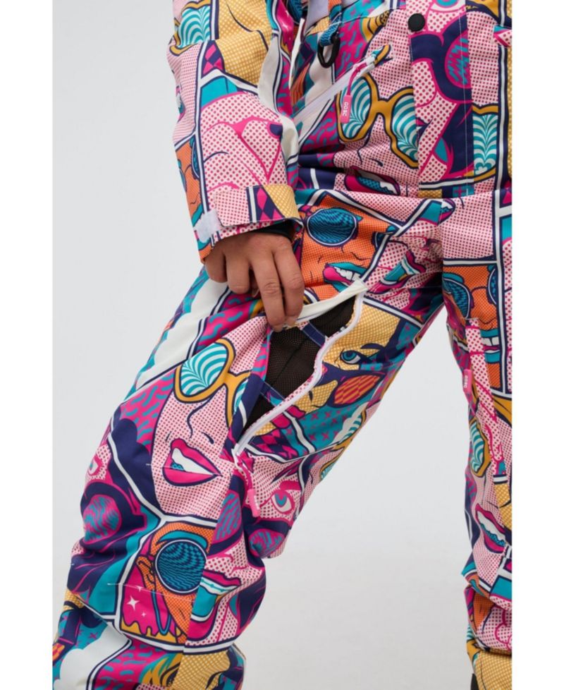 Women's Comic Book Candy - Shaped Ski Suit