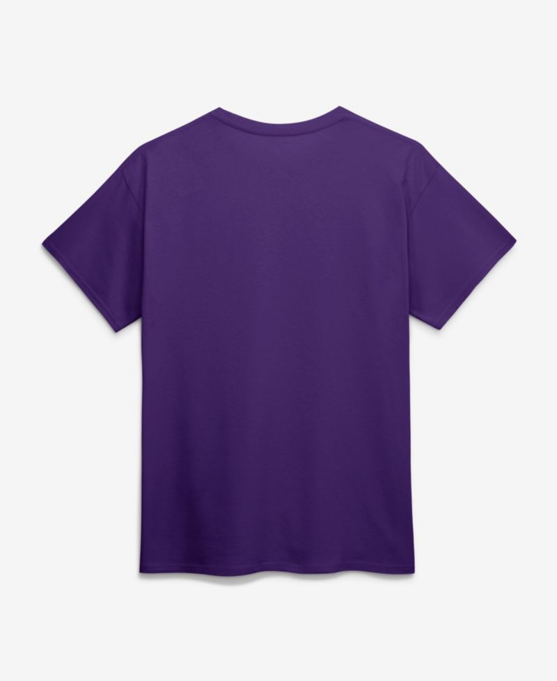 Men's Purple Colorado Rockies Official Logo T-Shirt