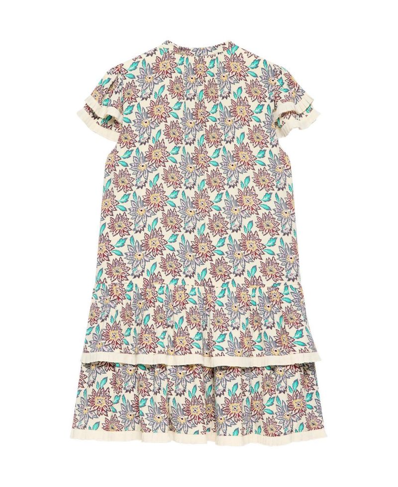 Women's Soft Petal Ruffle Mini Dress