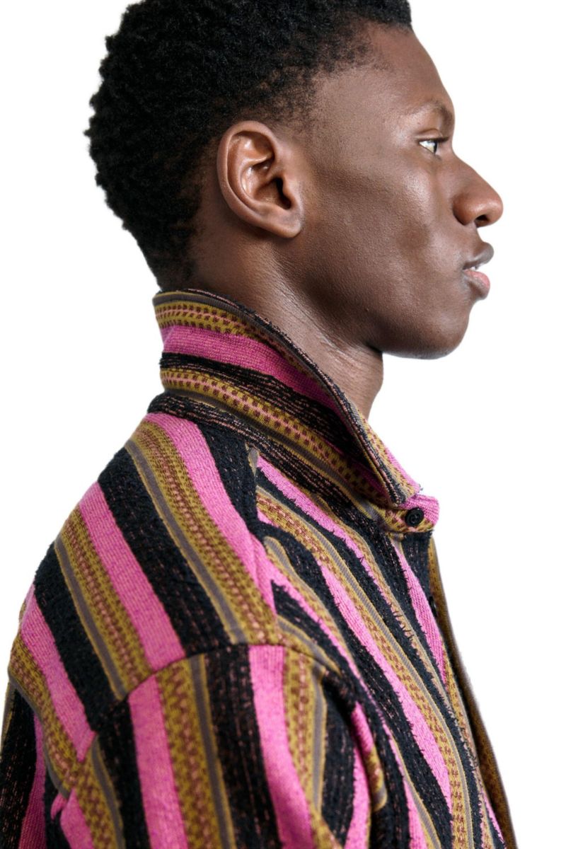 Men's Two-tone striped shirt