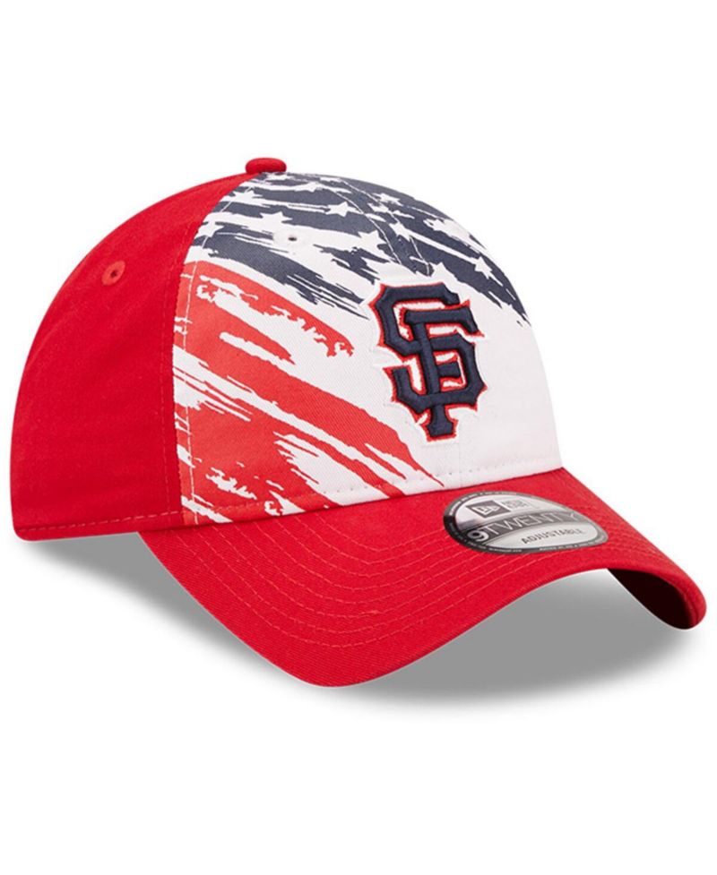 Men's Red San Francisco Giants 2022 4Th Of July 9TWENTY Adjustable Hat