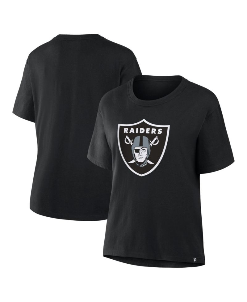 Women's Essential Legacy Las Vegas Raiders Crewneck Short-Sleeve Relaxed-Fit T-Shirt