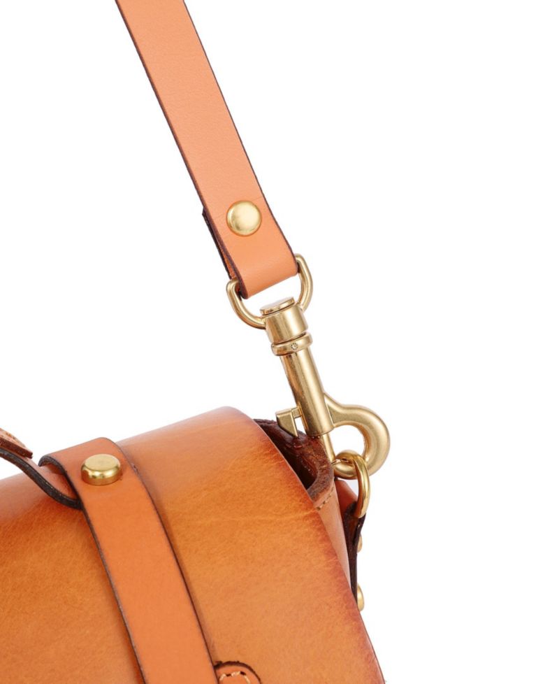 Ficus Mini Leather Satchel Bag