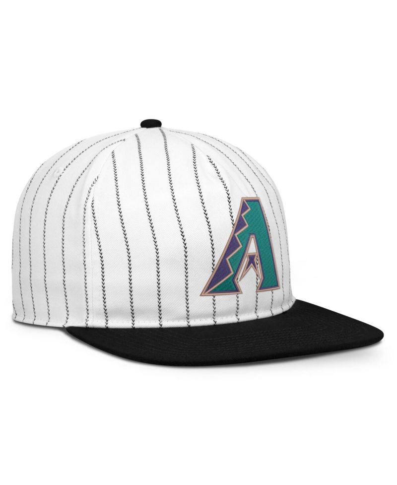 Men's White/Black Arizona Diamondbacks Cooperstown Collection Pro Adjustable Hat
