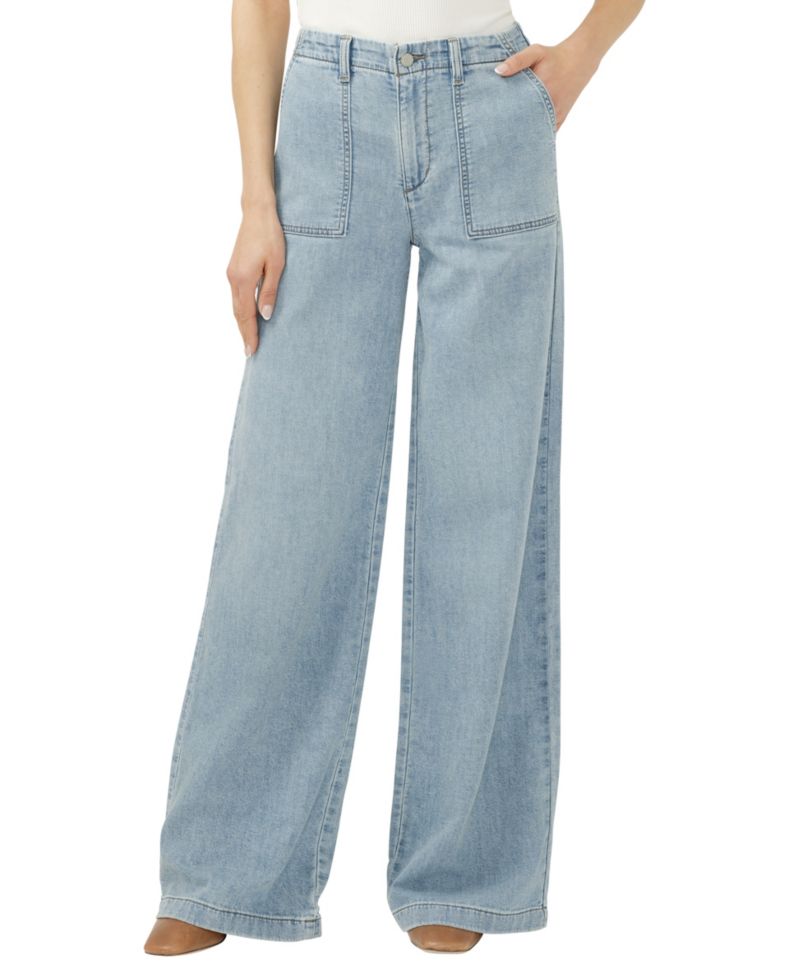 Women's Wide-Leg Knit Flex Jeans