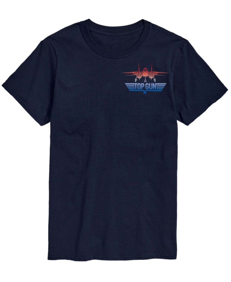 Men's Top Gun Logo Gradient Short-Sleeve Graphic T-Shirt