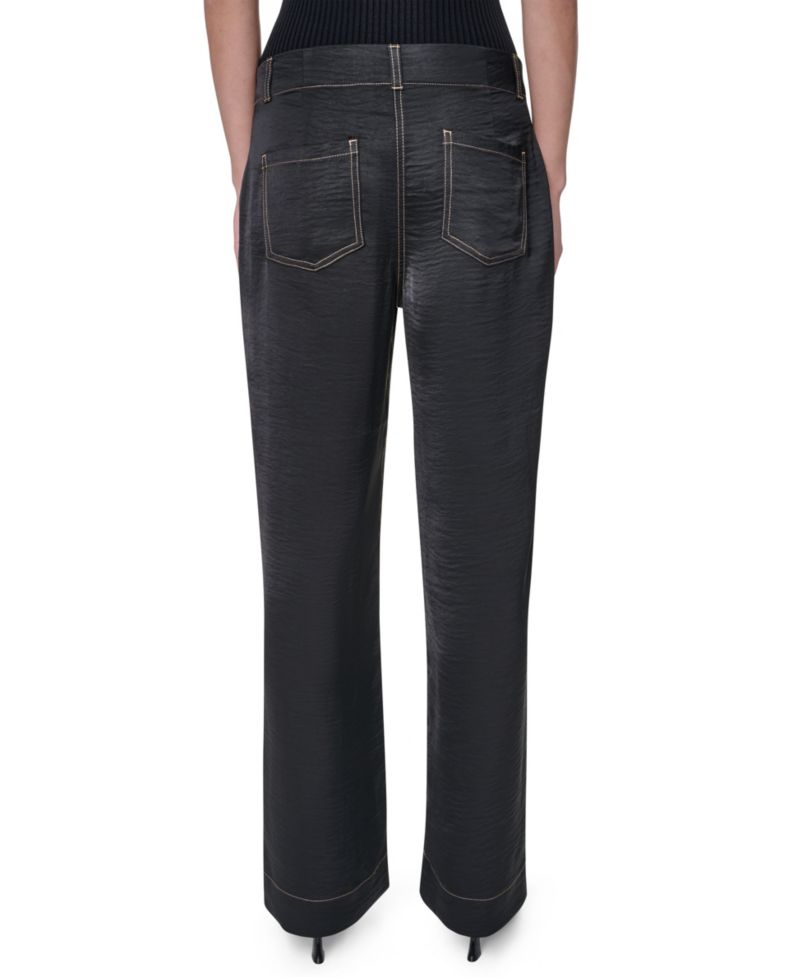 Women's Straight-Leg Top Stitch Pants