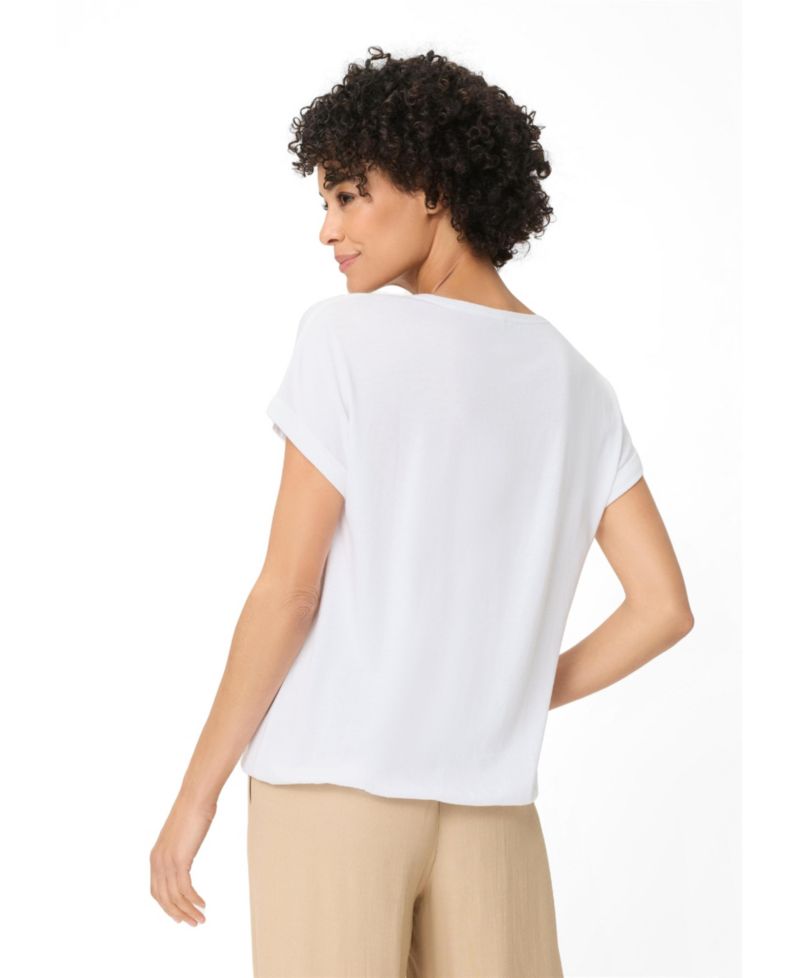 Women's Tonal Embroidered T-Shirt
