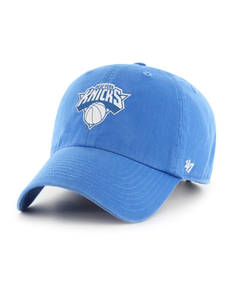 Men's Blue New York Knicks Color Pack Clean Up Adjustable Hat
