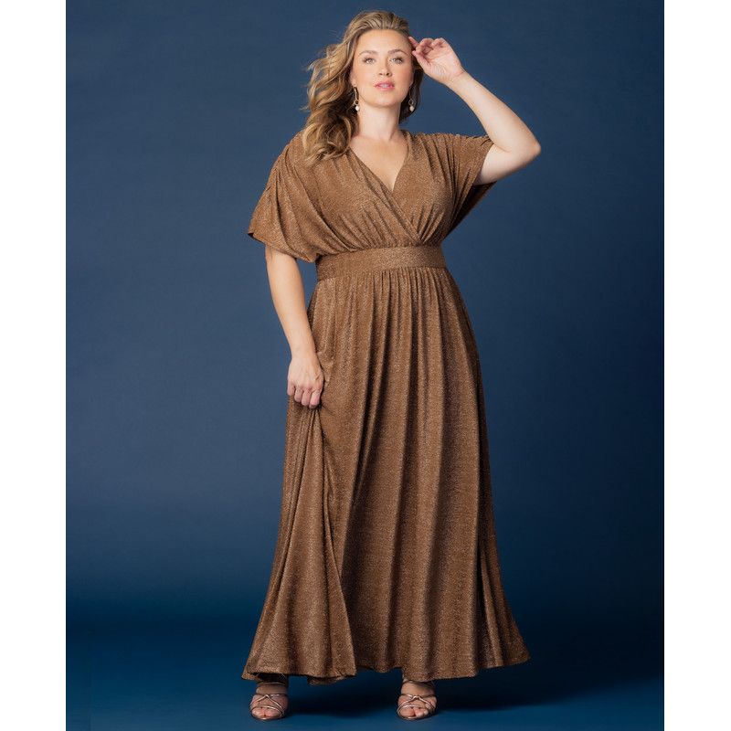 Plus Size Geneva Sparkling Evening Gown