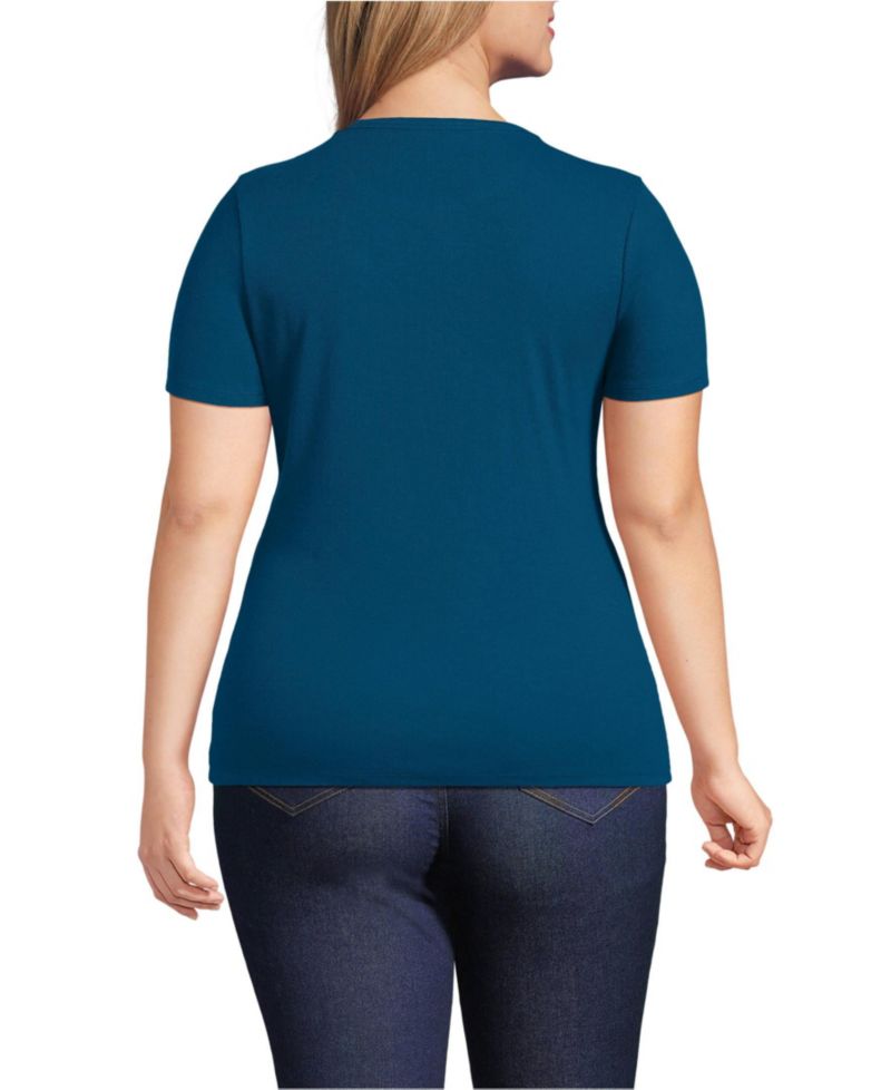 Plus Size Cotton Rib T-shirt