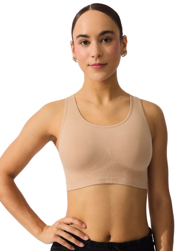 Women's Seamless Racerback Sports Bra