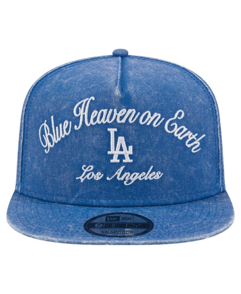 Men's Royal Los Angeles Dodgers City Slogan A-Frame 9FIFTY Snapback Hat