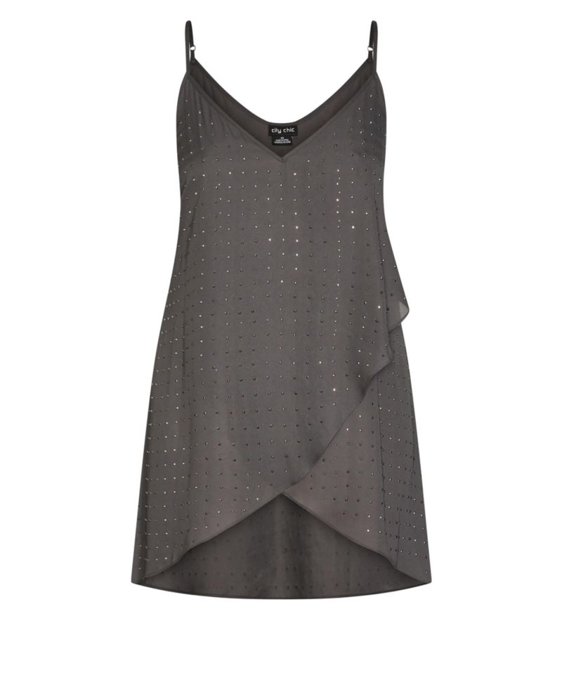 Plus Size Hi Lo Shine Cami