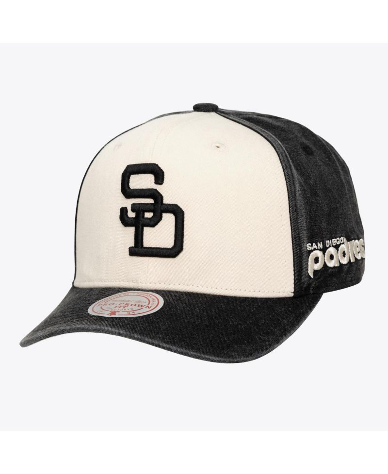 Men's and Women's Cream/Black San Diego Padres Snow Block Pro Crown Snapback Hat