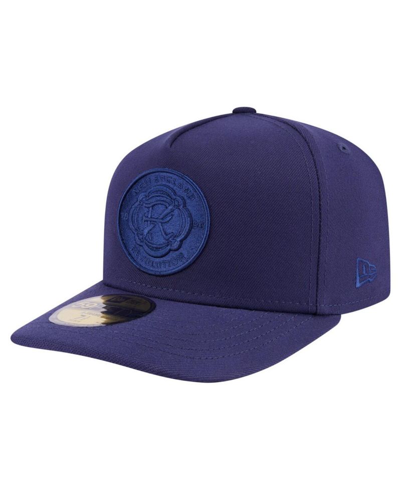 Men's Navy New England Revolution Color Pack A-Frame 59FIFTY Fitted Hat