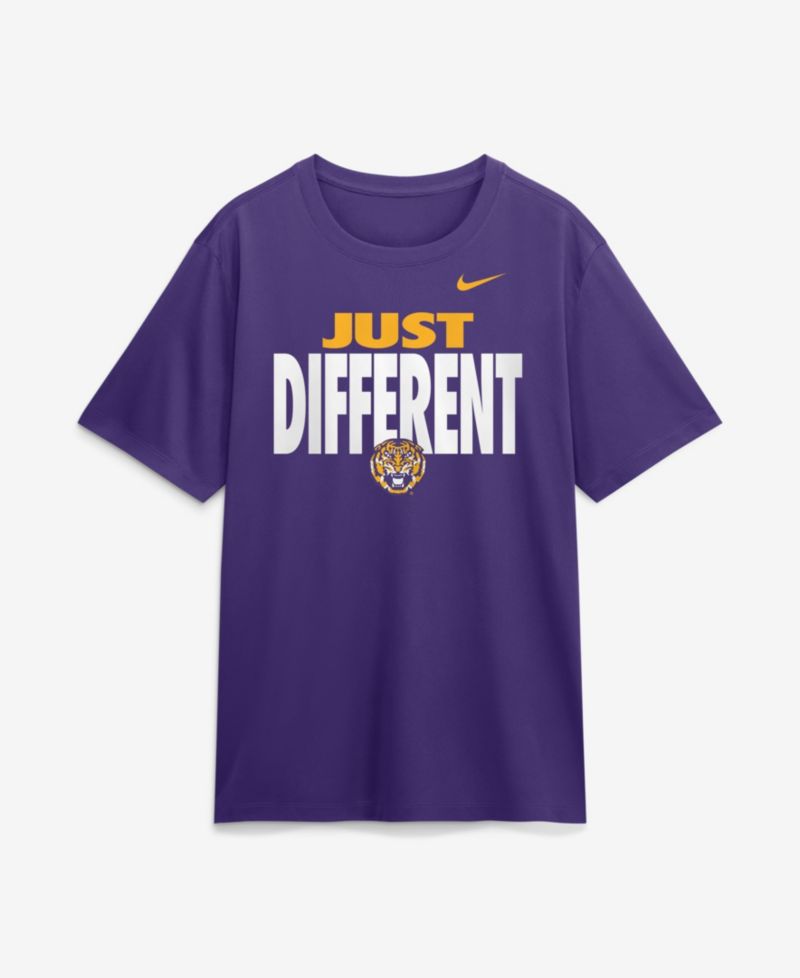 Men's Purple LSU Tigers Just Different Legend Dri-FIT T-Shirt