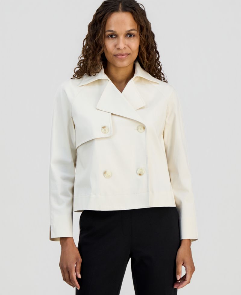 Women's Cropped Trench Jacket