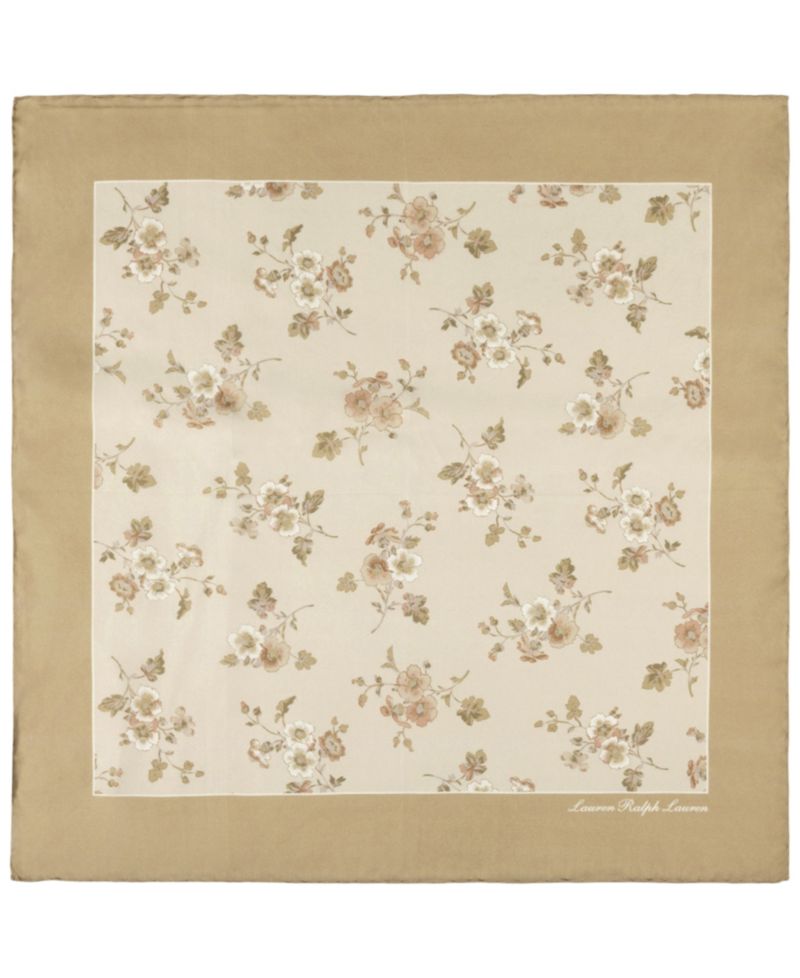 Floral Small Square Scarf