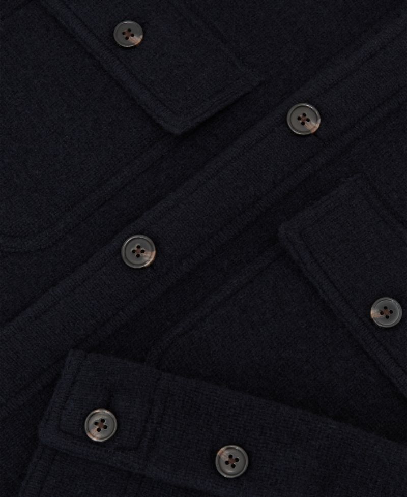Men's Banstead Brushed-Wool Relaxed-Fit Overshirt