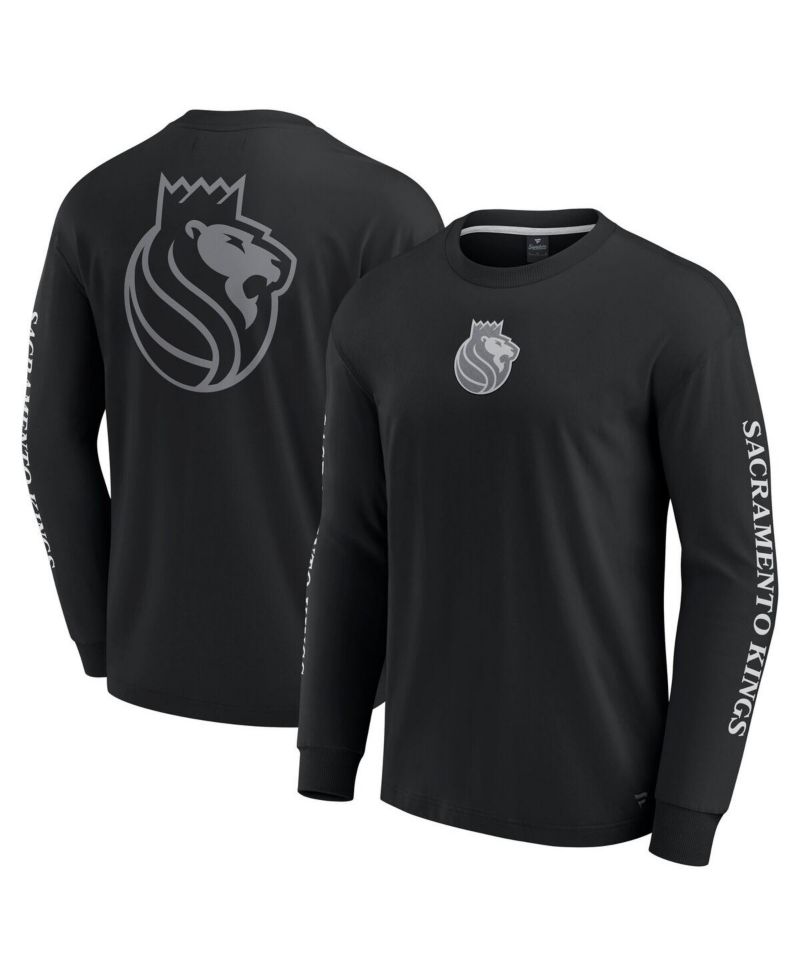 Men's Black Sacramento Kings Elements Strive Long Sleeve T-Shirt
