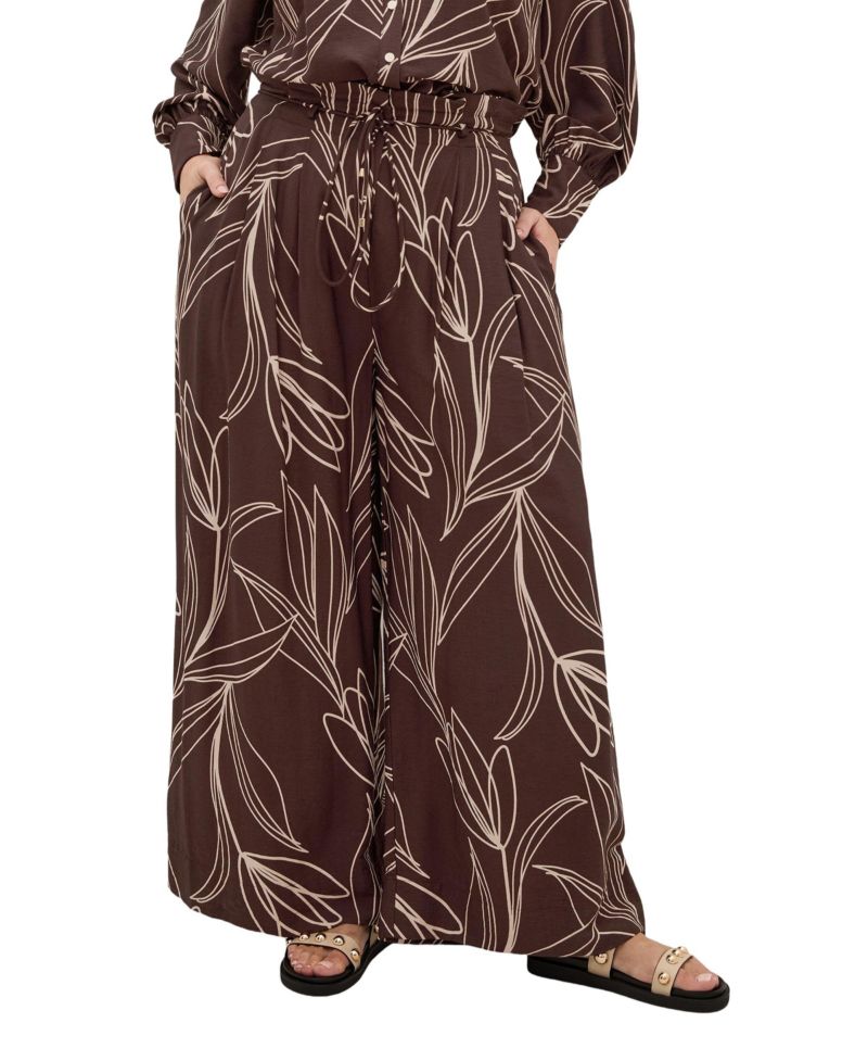 Women's Athena Bloom Print Wide Leg Pant