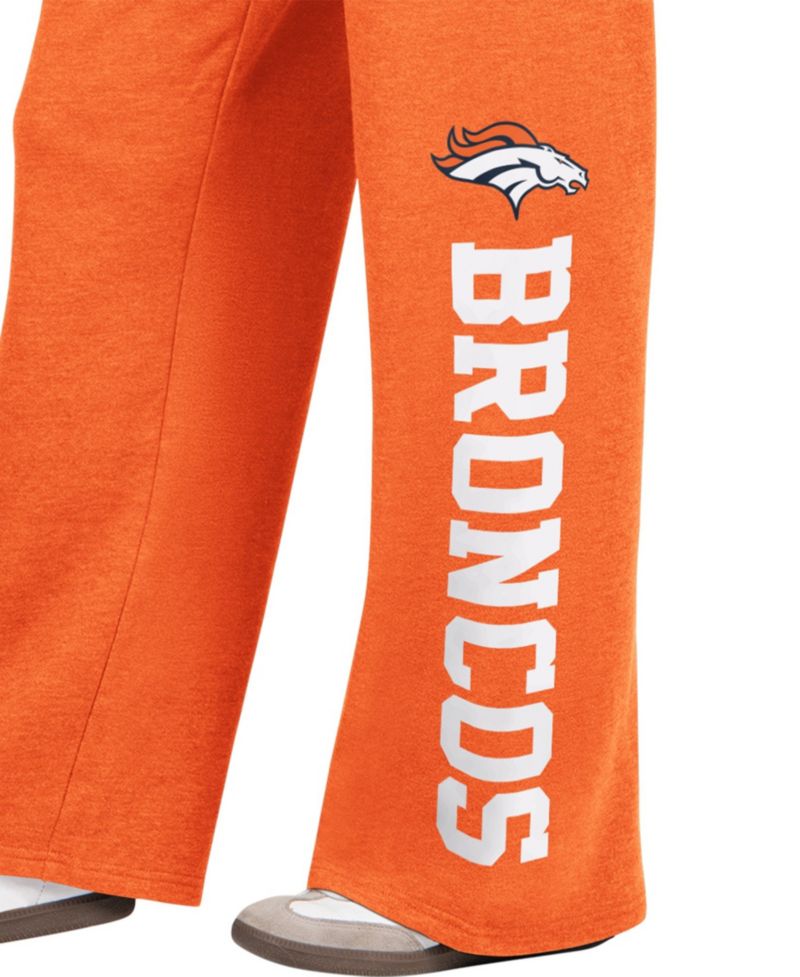 Women's Denver Broncos Field Wide-Leg Drawstring Sweatpants