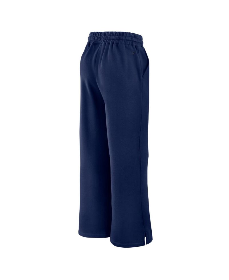Women's Navy Michigan Wolverines Prime Supersoft Fleece Flared Sweatpants