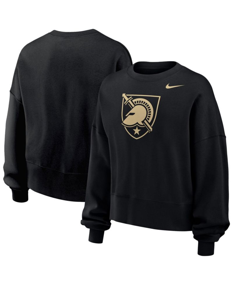 Women's Black Army Black Knights Phoenix Fleece Pullover Sweatshirt