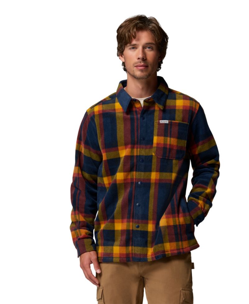 Men's Steens Mountain II Plaid Fleece Shirt Jacket
