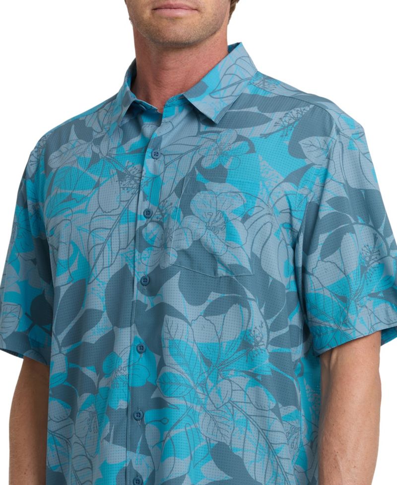 Quiksilver Men's Short-Sleeve Printed Shirt