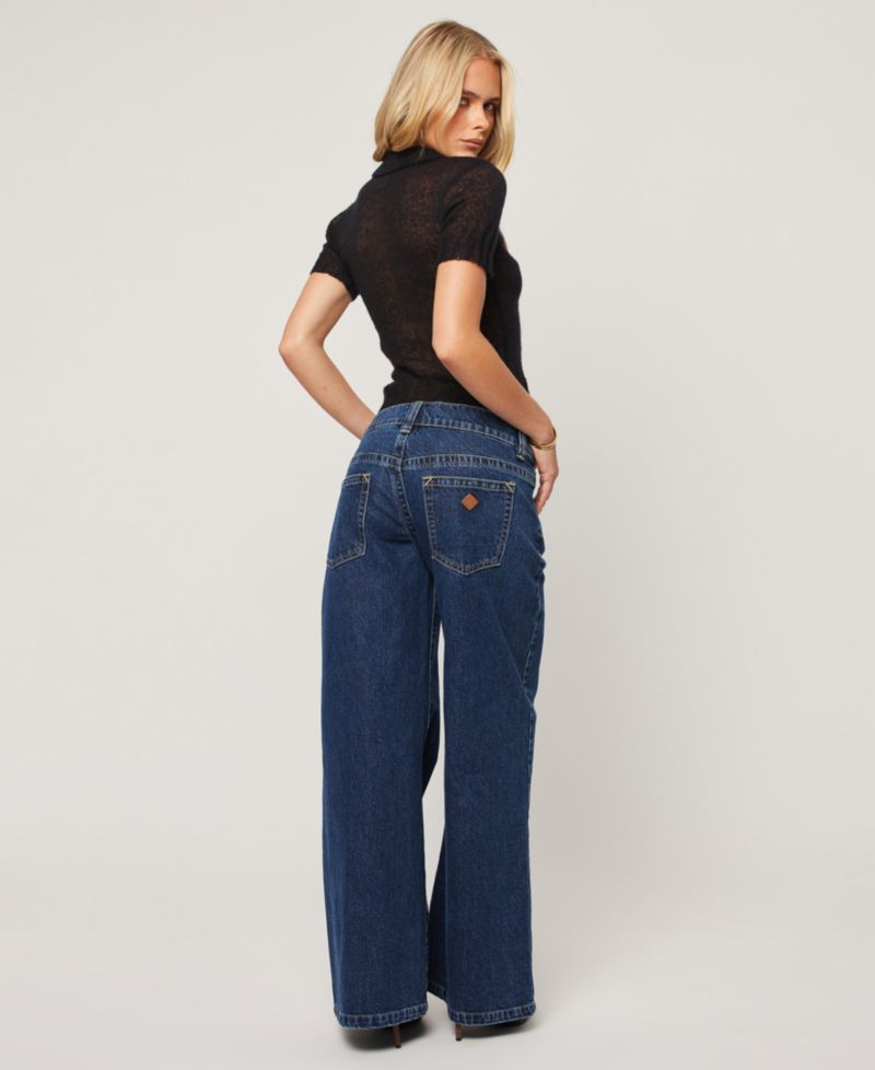 Women's 00 Tara Low-Rise Wide-Leg Jeans